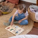 Sebra Puslespill i Tre Toes Builders