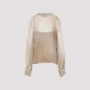 Ermanno Scervino Dame Bluser & Skjorter Beige 2XS,