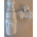 VAKUUM VANNLÅS 32 MM HVIT JUSTERBART INNLØP white 195 x 74 x 125 mm