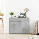 vidaXL Skjenk betonggrå 88x30x70 cm sponplate