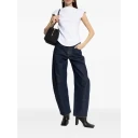 Alaïa Dame Jeans Blå S,
