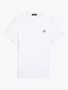 Fred Perry Ringer Tee Hvit XXXL