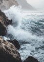 Waves of the Pacific Ocean Plakat Plakat / 50x70cm
