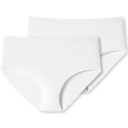 Schiesser Truser 2P 95 5 Organic Cotton Midi Briefs Hvit bomull 4XL Dame