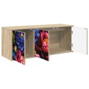 vidaXL Vegghengt TV skap KIEL 102 x 33 x 40 cm Sonoma eik