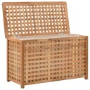 vidaXL Skittentøyskiste 77,5x37,5x46,5 cm heltre valnøtt