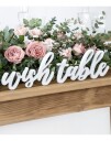 Wish Table Hvitt Treskilt 40x10 cm