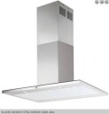 Silverline Nordic Dark Ada 60 cm Fritthengende Ventilator med Belysning og Digital Display