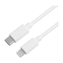 Eletra USB-C til Lightning kabel 0,5 m, hvit