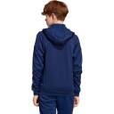 adidas Tiro 25 Full Zip Hettegenser Barn Navy 140