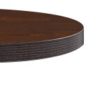 vidaXL Bistrobord mørkebrun 60 cm MDF