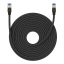 Braided network cable cat.7 Baseus Ethernet RJ45 10Gbps 20m (black)