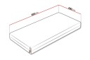 Arigna Fjærmadrass 200x200 cm -