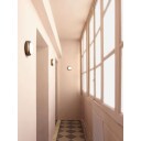 Luceplan Metropoli 17 Vegglampe/Taklampe H8xØ17 Glass Alu