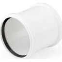 10 stk RAUPIANO SKYVEKOBLING DN160 Hvit