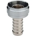 1/2 x 3/4" slangekobling i rødgods