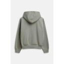 Caspara Racquet Club Zip Hoodie Dame Dark Olive W White S