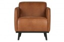 BePureHome Statement Lenestol m/resirkulert skinn - Cognac   Unoliving