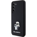 Karl Lagerfeld Hardcase til Samsung Galaxy S23 med Silikon og Metallpin Svart