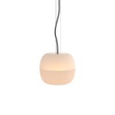 Bright Malus Pendel Hvit/Svart ledning