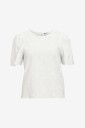Object - Bluse obkIlly S/S RE O-neck Top 138 - Hvit
