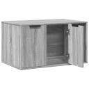 Vidaxl Skap Til Kattetoalett Grå Sonoma 80X50X45 cm Konstruert Tre