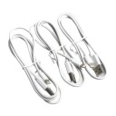 ELETRA USB-LIGHTNING KABEL 1M 3PCS, HVIT