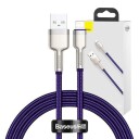 Baseus Cafule 2.4A USB til Lightning-kabel 1m Lilla