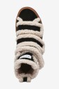 INUIKII   Joggesko Shearling Velcro High   Svart