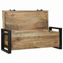  Lagringskasser Brun 80 x 30 x 30 cm Massivt mangotre