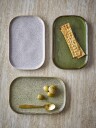 Bloomingville Addison Plate Khaki green 22.5X1.5X14.5CM