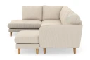 Trend Lyx 4 seters Venstrevendt U formet Sofa med Divan og Sjeselong i Manchester   Beige