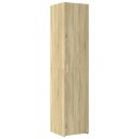  Hylle sonoma eik 40x42,5x185 cm konstruert tre