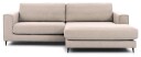 Juvila PALMA Sofa m. bred sjeselong XL høyre, Beige   Unoliving