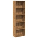 Bokhylle artisan eik 60x30x189 cm konstruert tre