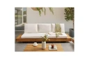 3 sitssoffa Beliani Marettimo Light wood\|\|White  