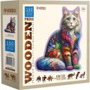WoodenCity Trepuslespill 150 Brikker Soft Cat