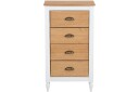 Lenham Kommode 45x35 cm 4 Skuffer   Hvit