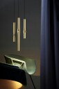 Flow T 3735S Pendel Satin Gold / Svart