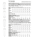 Vogue 1848 - Bukse F5 (16-18-20-22-24)