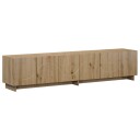 vidaXL TV benk 179.5 x 34.5 x 40 cm Artisan eik Konstruert tre