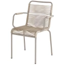 Fiam Mya armlenestol cappuccino/taupe