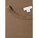 Sunspel Herre Topper Brun L,