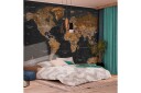 Fototapet World Stylish Map 250x175 - Finnes i flere størrelser