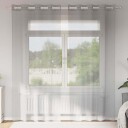  Voilegardiner med grommets 2 stk lysegrå 140x245 cm 8721158551269