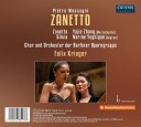 Orchester Der Berliner Operngruppe Chor Der Berliner Operngruppe Yajie Zhang Narine Yeghiyan Felix Krieger  Mascagni: Zanetto  CD