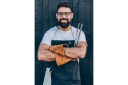 Höfats Apron Unisex Sort Grønn Grå Stoff/Tøy Monokromatisk 1 Stykker