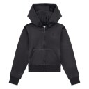 Juicy Couture   Velourjakke Tonal Zip Thru Hoodie Jet Black   14 15 år | Barn