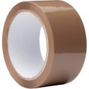 Roliba pakketape, brun, 50 mm x 66 m
