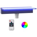 vidaXL Vannfall med RGB LED akryl 45 cm